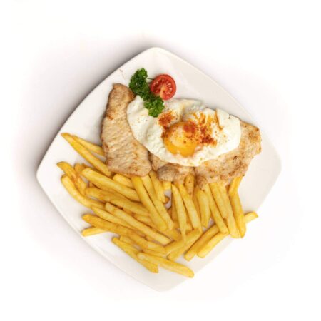 Holsteinszelet + hasábburgonya+ savanyúság (3)